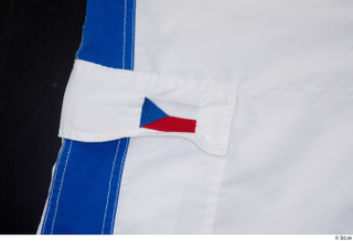 Clothes   275 sports white capri shorts 0004.jpg